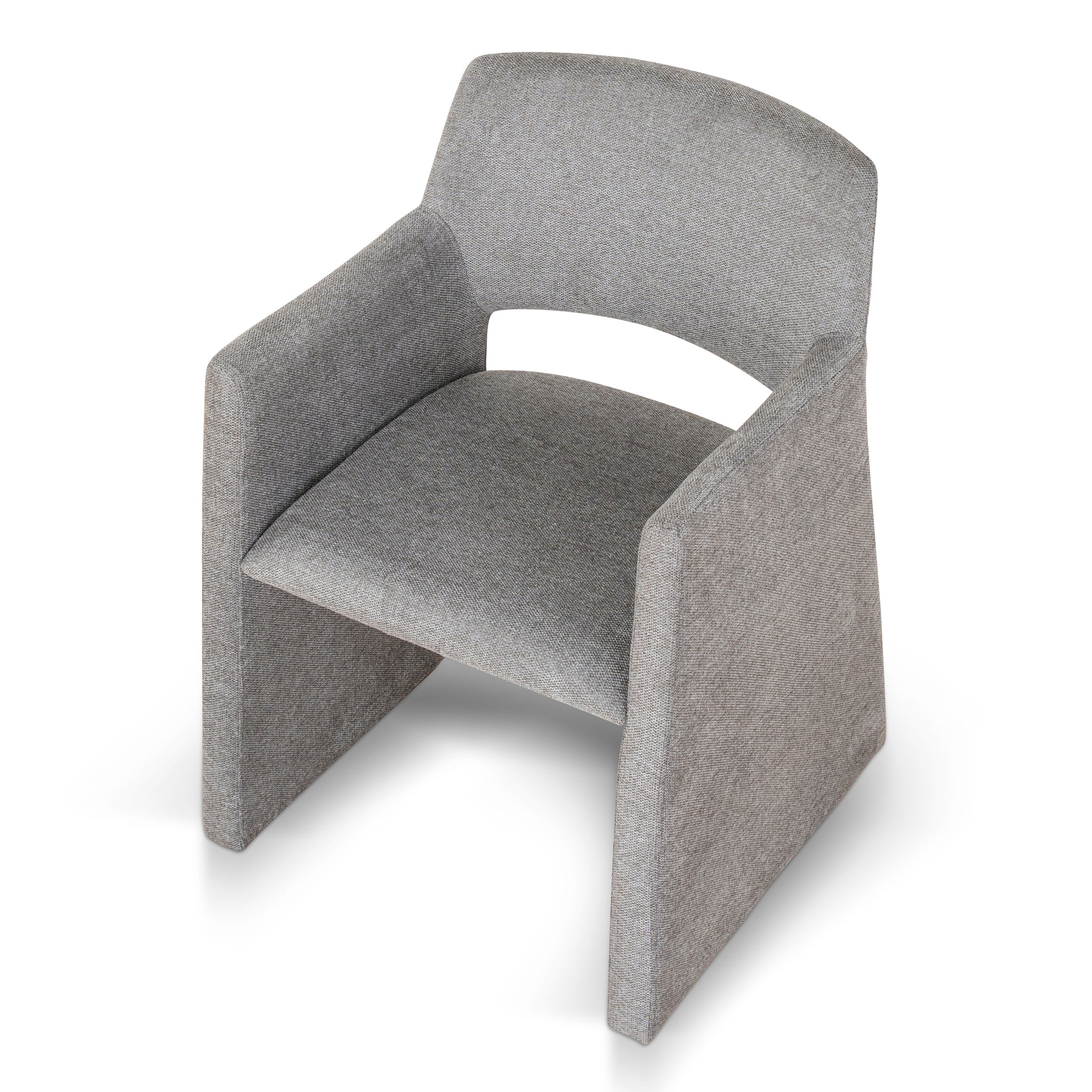 Set of 2 - Marko Fabric Dining Chair - Spec Smoke Grey Dining Chair Dwood-Core