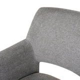 Set of 2 - Marko Fabric Dining Chair - Spec Smoke Grey Dining Chair Dwood-Core