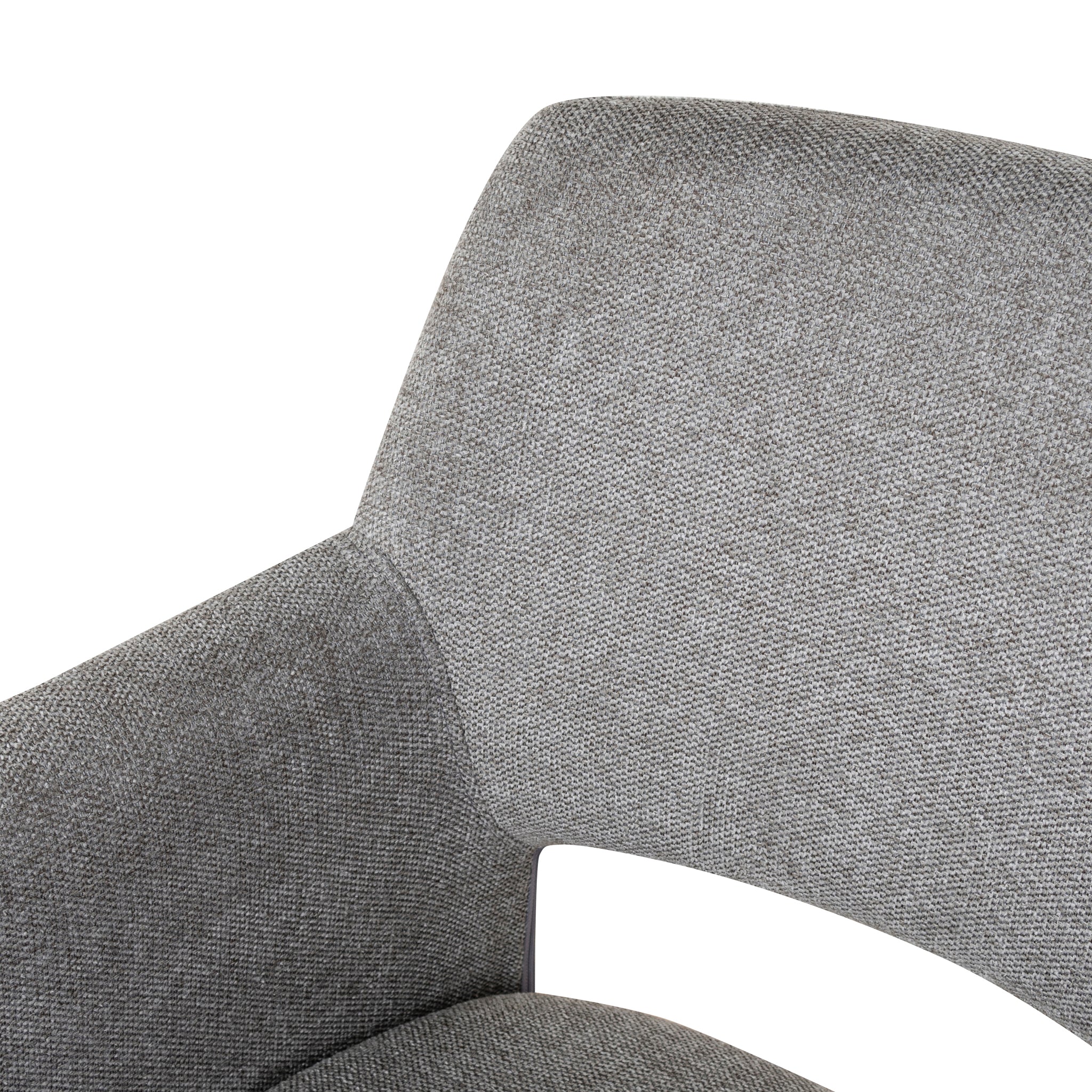 Set of 2 - Marko Fabric Dining Chair - Spec Smoke Grey Dining Chair Dwood-Core