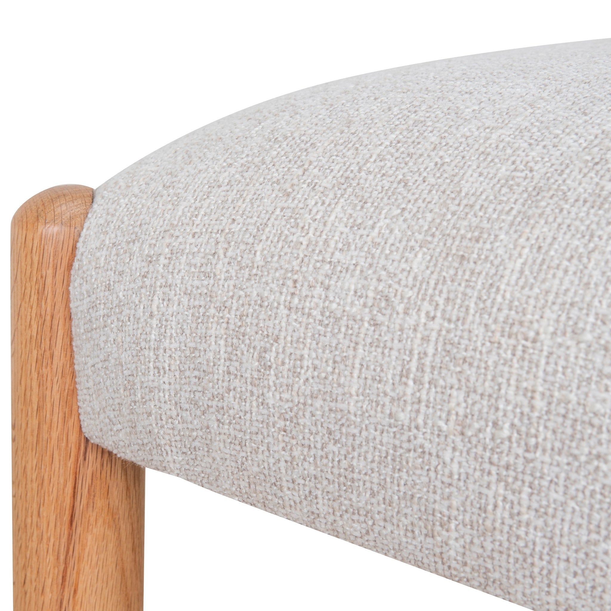 Set of 2 - Cartaya Oak Dining Chair - Coastal Beige Dining Chair MYI-Core