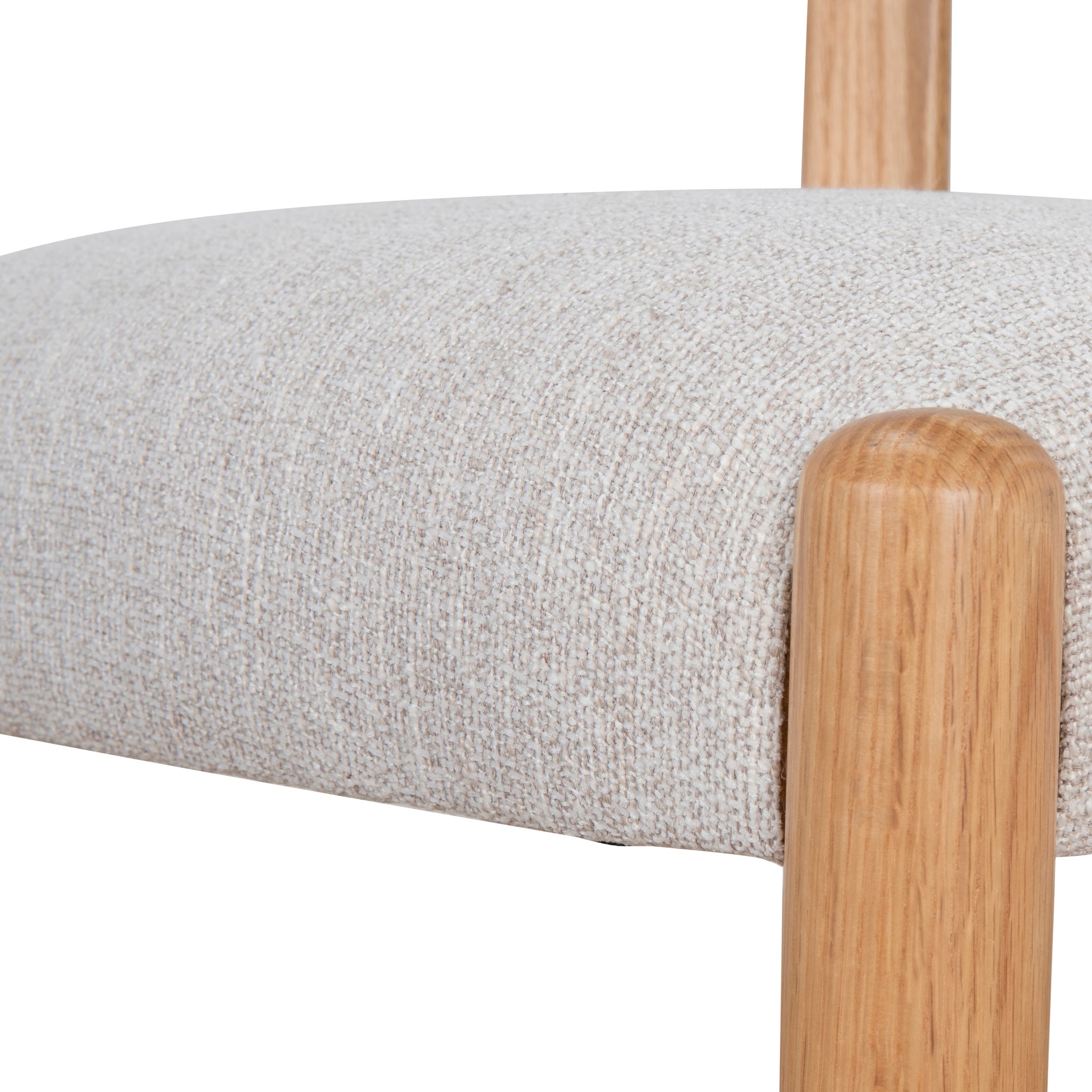 Ex Display - Cartaya Fabric Dining Chair - Coastal Beige Dining Chair MYI-Core