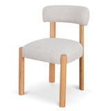 Set of 2 - Cartaya Oak Dining Chair - Coastal Beige Dining Chair MYI-Core