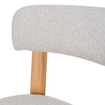 Set of 2 - Cartaya Oak Dining Chair - Coastal Beige Dining Chair MYI-Core