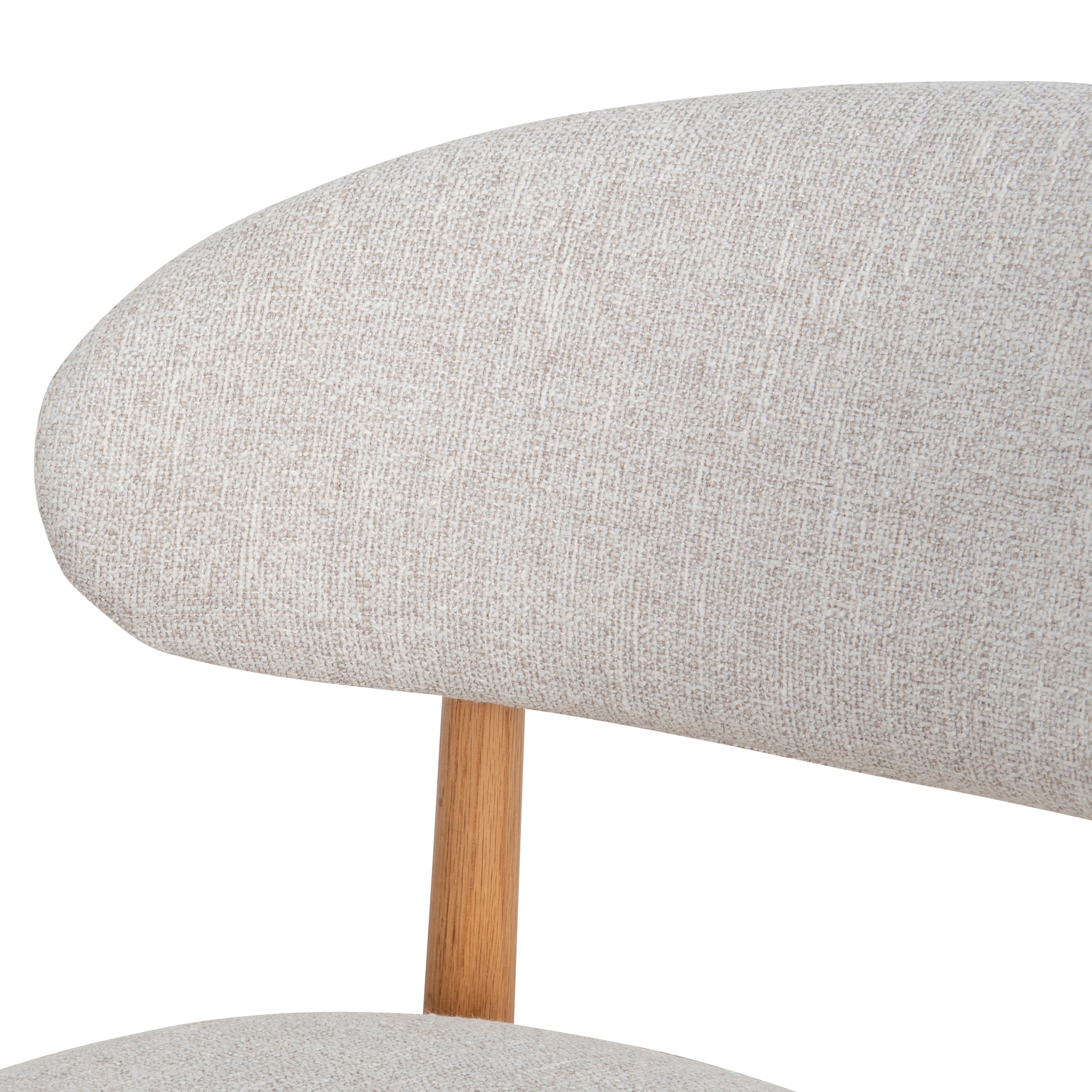 Heizer Oak Dining Chair - Coastal Beige Dining Chair MYI-Core