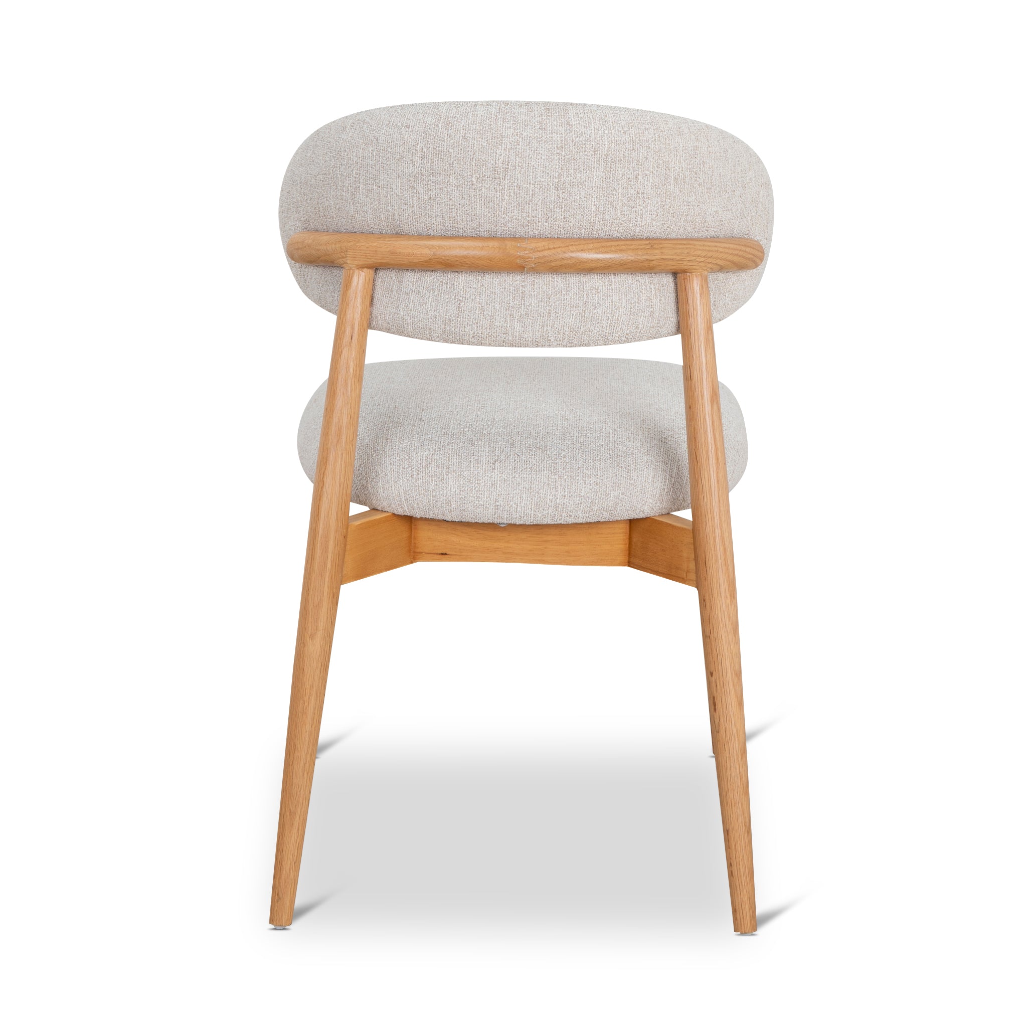 Heizer Oak Dining Chair - Coastal Beige Dining Chair MYI-Core