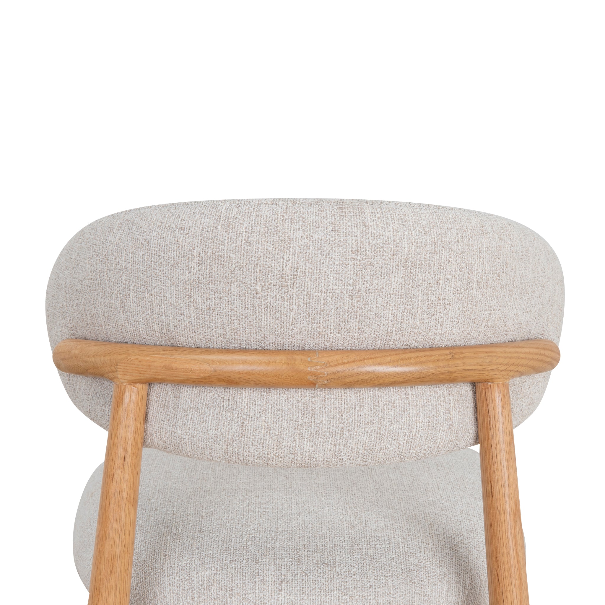 Heizer Oak Dining Chair - Coastal Beige Dining Chair MYI-Core