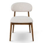 Ex Display - Heizer Walnut Dining Chair - Coastal Beige Dining Chair MYI-Core