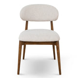 Ex Display - Heizer Walnut Dining Chair - Coastal Beige Dining Chair MYI-Core