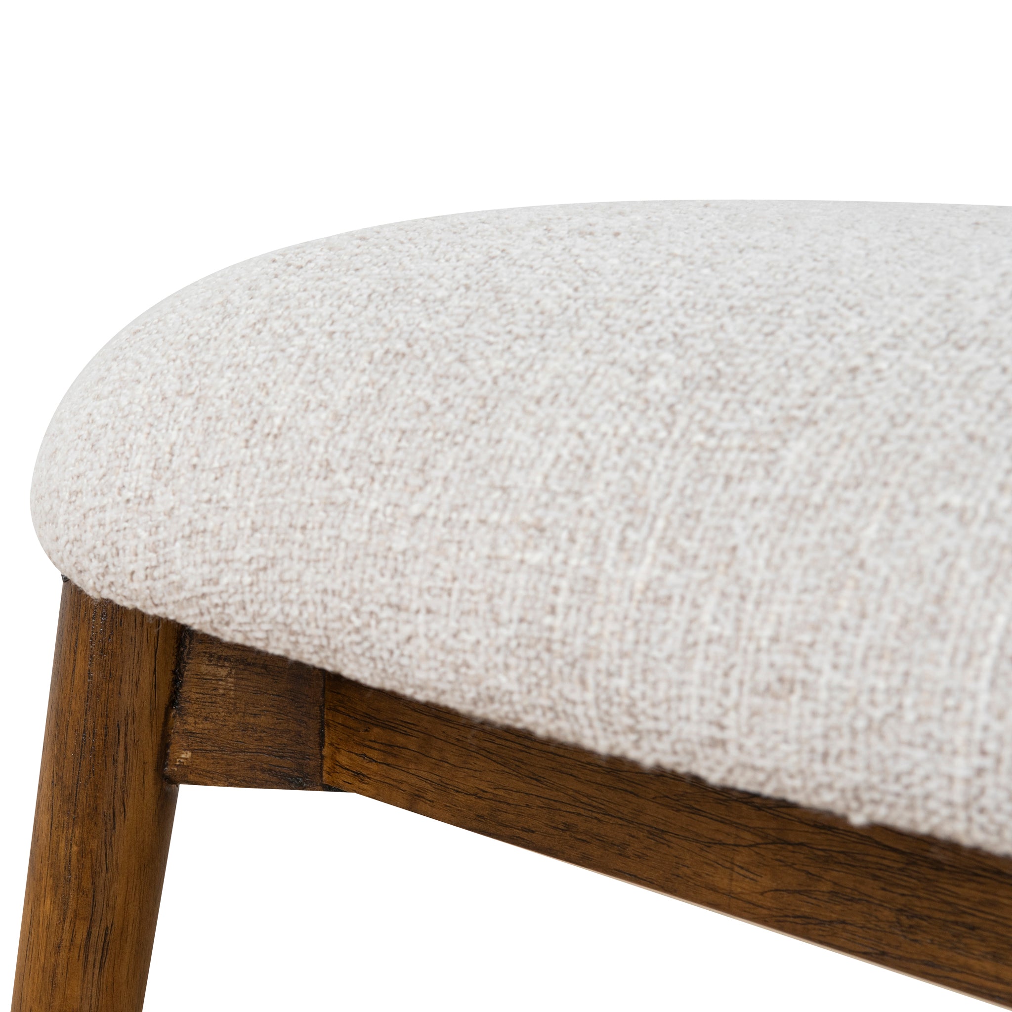 Ex Display - Heizer Walnut Dining Chair - Coastal Beige Dining Chair MYI-Core