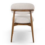 Ex Display - Heizer Walnut Dining Chair - Coastal Beige Dining Chair MYI-Core