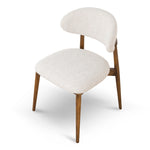 Ex Display - Heizer Walnut Dining Chair - Coastal Beige Dining Chair MYI-Core