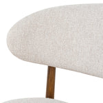 Ex Display - Heizer Walnut Dining Chair - Coastal Beige Dining Chair MYI-Core