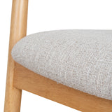 Ex Display - Bellbrook Natural Dining Chair - Coastal Beige Dining Chair MYI-Core
