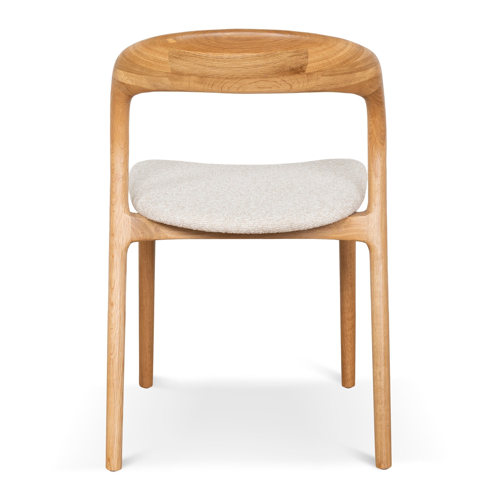 Ex Display - Caspar Natural Dining Chair - Beige Dining Chair Swady-Core