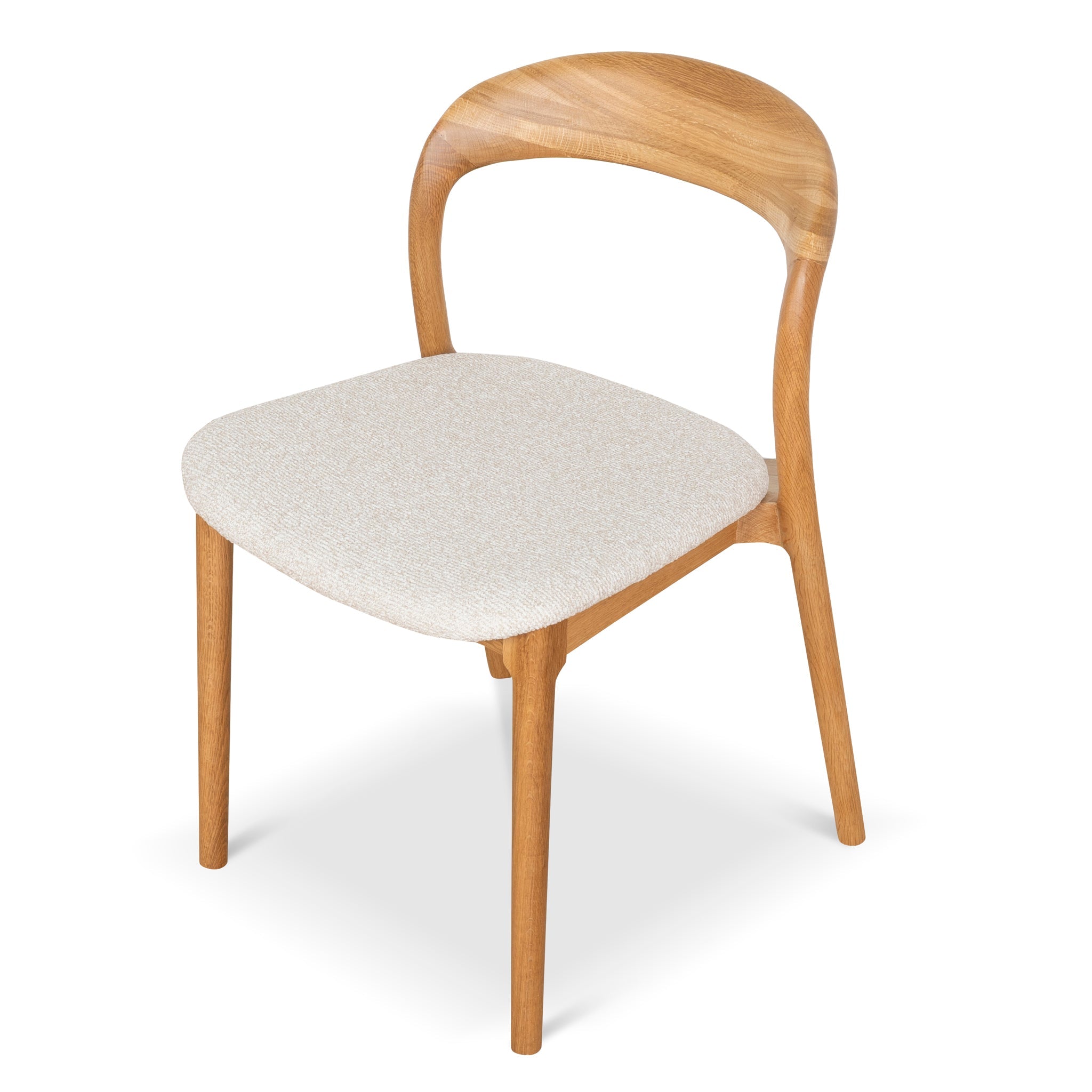 Ex Display - Caspar Natural Dining Chair - Beige Dining Chair Swady-Core
