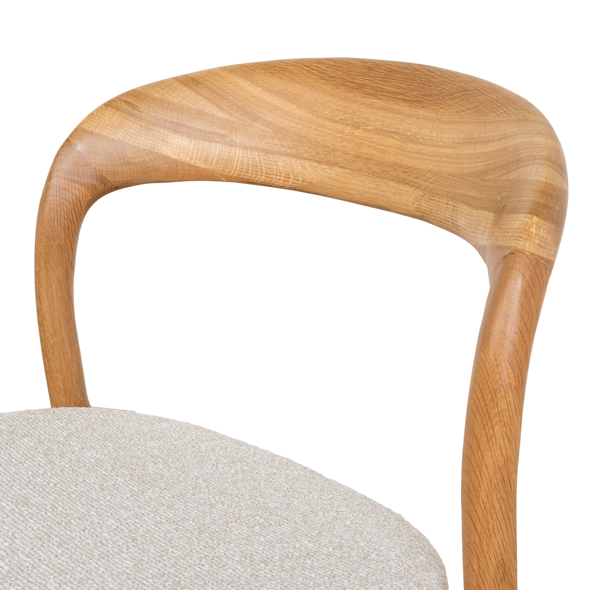 Ex Display - Caspar Natural Dining Chair - Beige Dining Chair Swady-Core