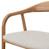 Ex Display - Caspar Natural Dining Armchair - Beige