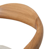 Ex Display - Caspar Natural Dining Armchair - Beige Dining Chair Swady-Core