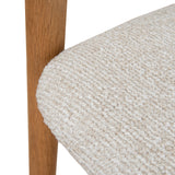 Set of 2 - Caspar Natural Dining Armchair - Beige Dining Chair Swady-Core