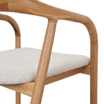 Set of 2 - Caspar Natural Dining Armchair - Beige Dining Chair Swady-Core