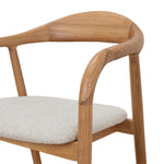 Ex Display - Caspar Natural Dining Armchair - Beige Dining Chair Swady-Core