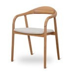 Ex Display - Caspar Natural Dining Armchair - Beige Dining Chair Swady-Core