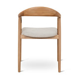 Set of 2 - Caspar Natural Dining Armchair - Beige Dining Chair Swady-Core