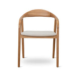 Set of 2 - Caspar Natural Dining Armchair - Beige Dining Chair Swady-Core