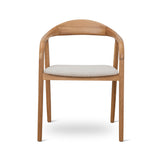 Set of 2 - Caspar Natural Dining Armchair - Beige Dining Chair Swady-Core