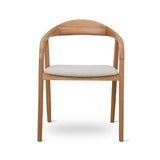 Ex Display - Caspar Natural Dining Armchair - Beige Dining Chair Swady-Core