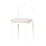 Set of 2 - Mclean White Dining Chair - Clay Grey Dining Chair Freehold-Core