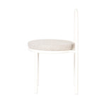 Set of 2 - Mclean White Dining Chair - Clay Grey Dining Chair Freehold-Core