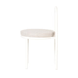 Set of 2 - Mclean White Dining Chair - Clay Grey Dining Chair Freehold-Core