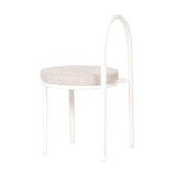 Set of 2 - Mclean White Dining Chair - Clay Grey Dining Chair Freehold-Core