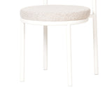 Set of 2 - Mclean White Dining Chair - Clay Grey Dining Chair Freehold-Core   