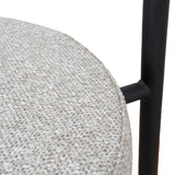 Set of 2 - Mclean Black Dining Chair - Clay Grey Dining Chair Freehold-Core