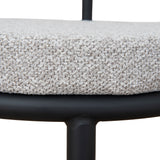 Set of 2 - Mclean Black Dining Chair - Clay Grey Dining Chair Freehold-Core