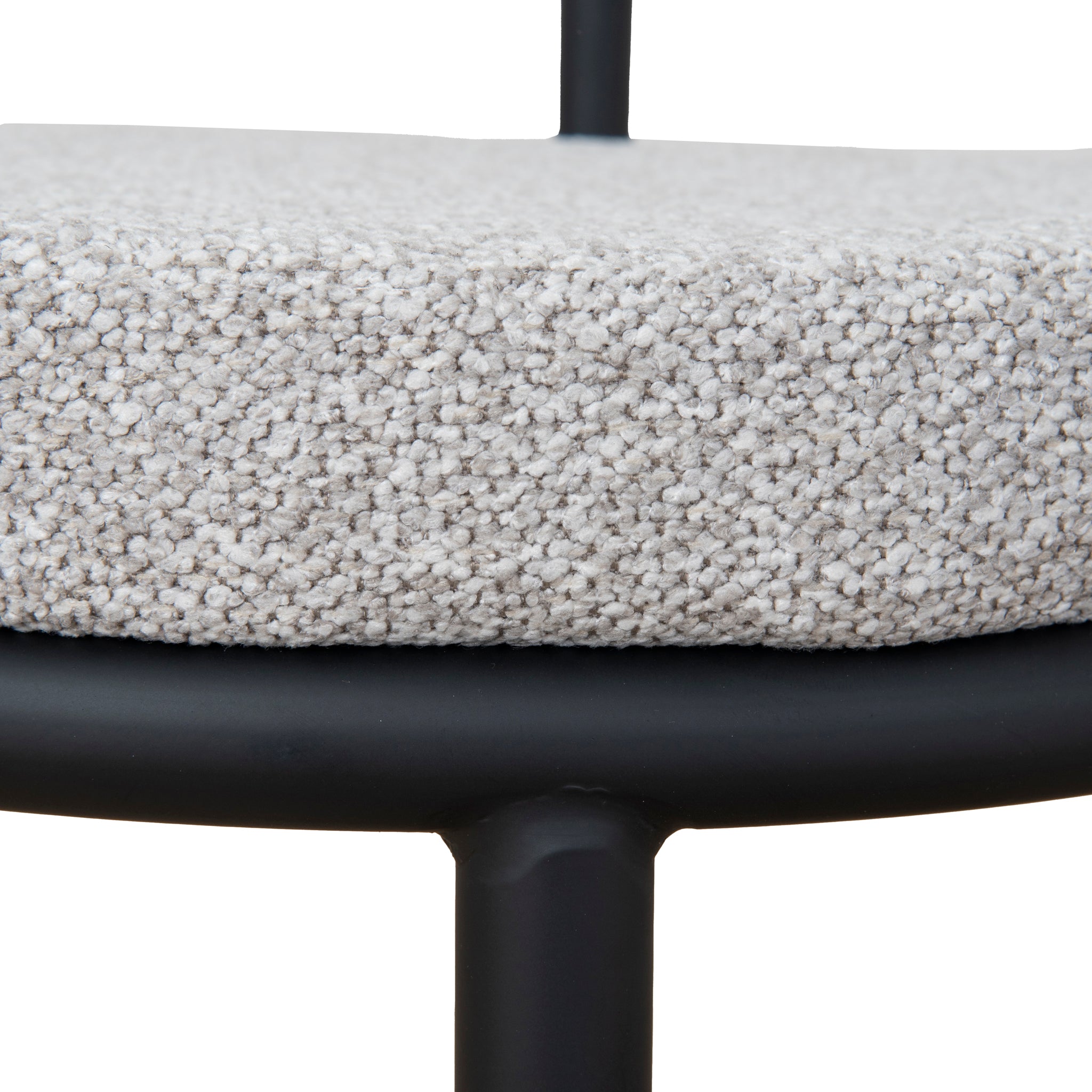 Set of 2 - Mclean Black Dining Chair - Clay Grey Dining Chair Freehold-Core