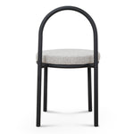 Set of 2 - Mclean Black Dining Chair - Clay Grey Dining Chair Freehold-Core