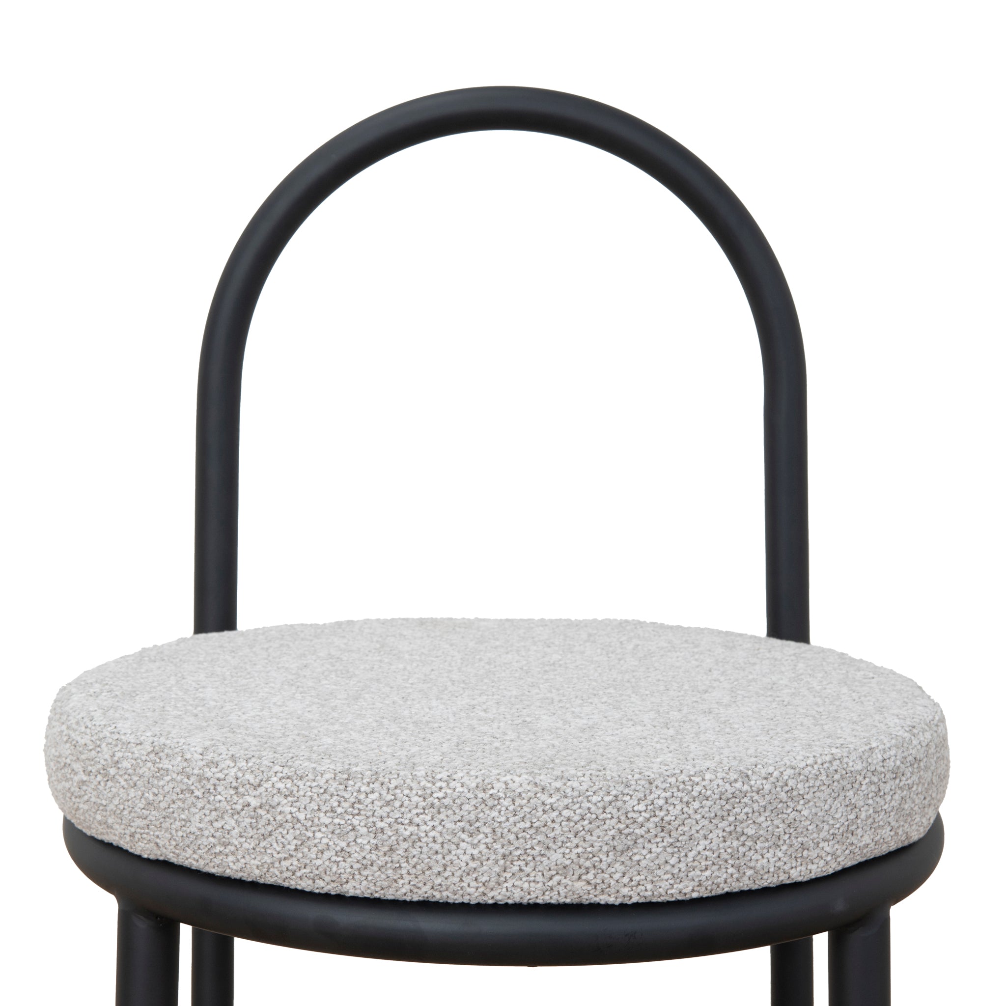 Set of 2 - Mclean Black Dining Chair - Clay Grey Dining Chair Freehold-Core