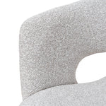 Set of 2 - Dalca White Dining Chair - Clay Grey Dining Chair Freehold-Core