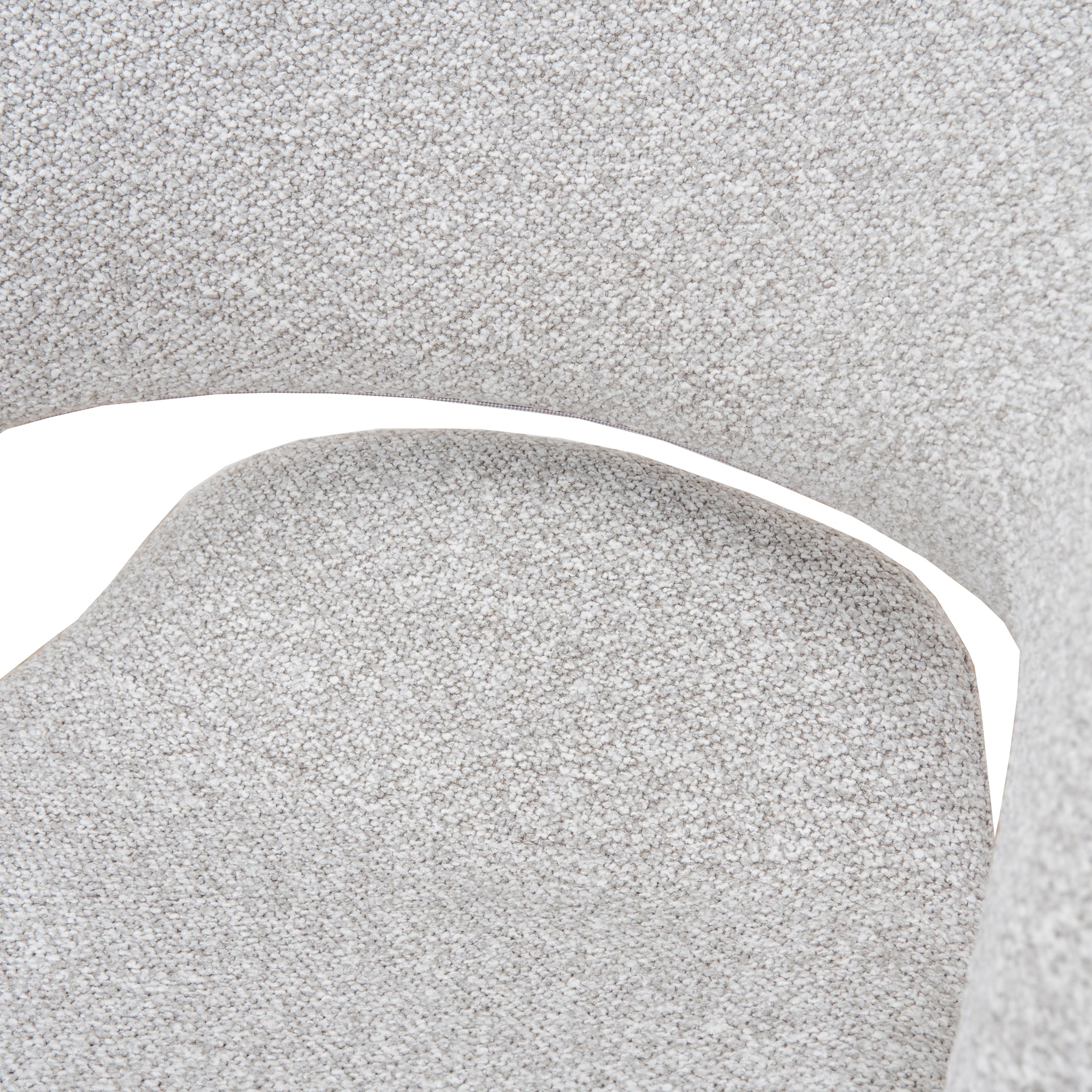 Set of 2 - Dalca White Dining Chair - Clay Grey Dining Chair Freehold-Core