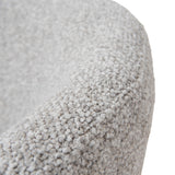 Set of 2 - Dalca White Dining Chair - Clay Grey Dining Chair Freehold-Core