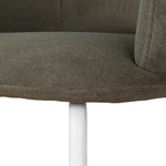 Ex Display - Merrill White Dining Chair - Dark Moss Green Dining Chair Freehold-Core