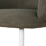 Ex Display - Merrill White Dining Chair - Dark Moss Green Dining Chair Freehold-Core