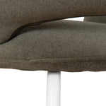 Ex Display - Merrill White Dining Chair - Dark Moss Green Dining Chair Freehold-Core