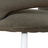 Ex Display - Merrill White Dining Chair - Dark Moss Green Dining Chair Freehold-Core