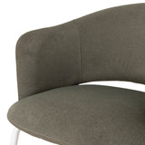 Ex Display - Merrill White Dining Chair - Dark Moss Green Dining Chair Freehold-Core