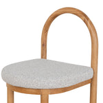 Ex Display - Adir Natural Dining Chair - Clay Grey Dining Chair LJ-Core