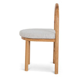 Ex Display - Adir Natural Dining Chair - Clay Grey Dining Chair LJ-Core